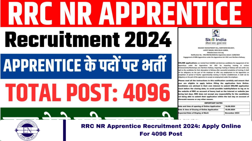 RRC NR Apprentice Recruitment 2024