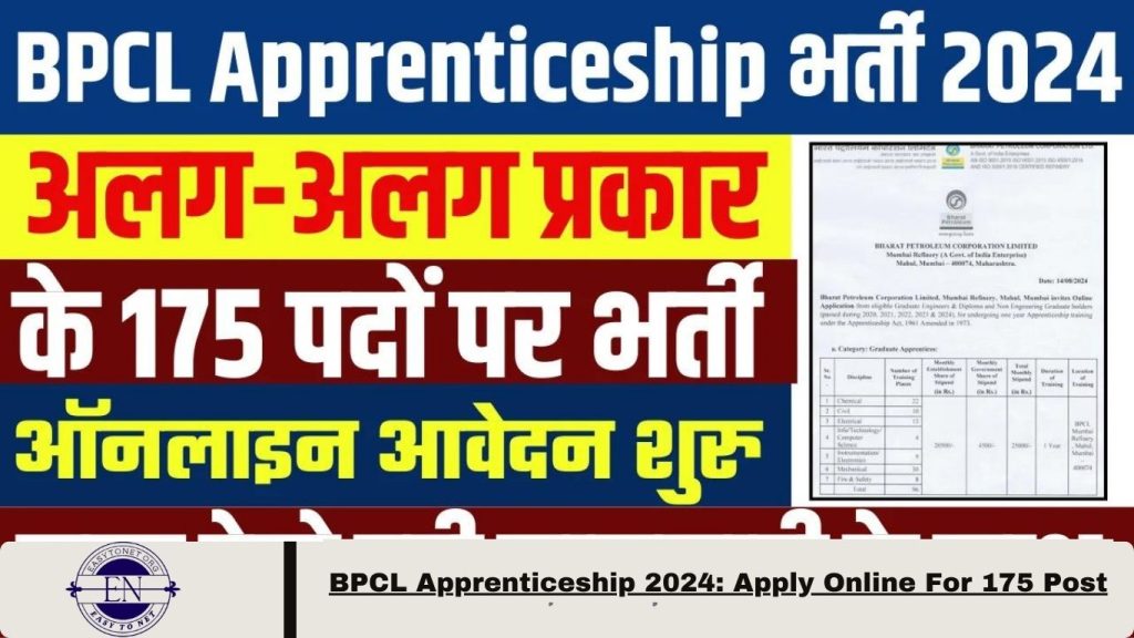 BPCL Apprenticeship 2024