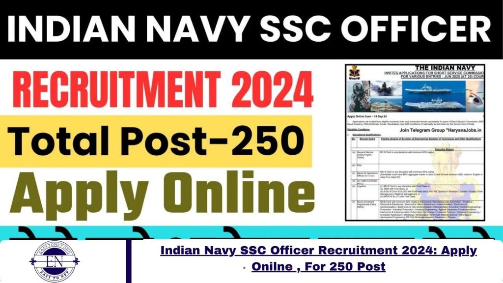 Indian Navy SSC Officer Recruitment 2024