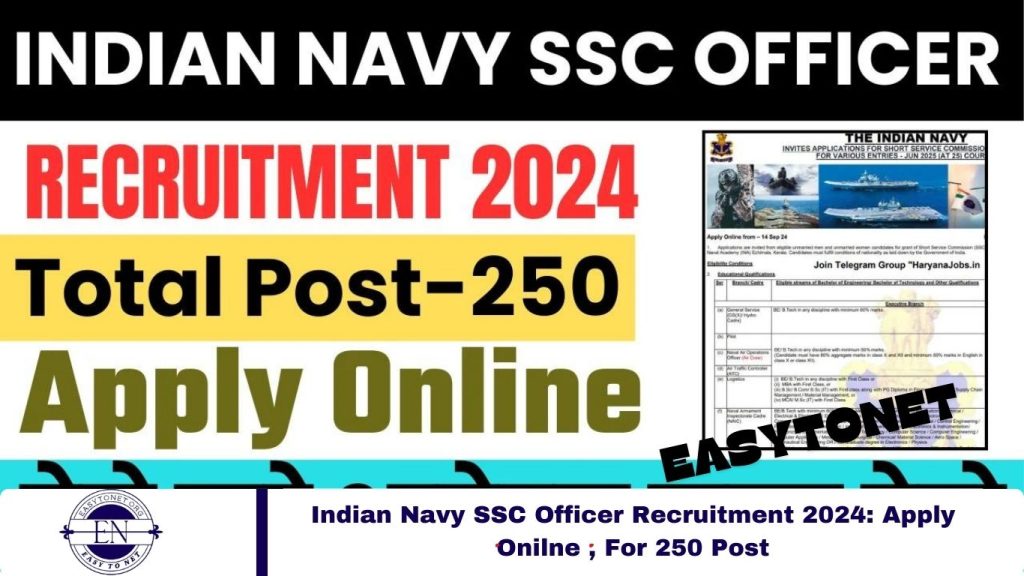 Indian Navy SSC Officer Recruitment 2024