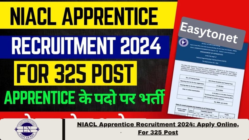 NIACL Apprentice Recruitment 2024