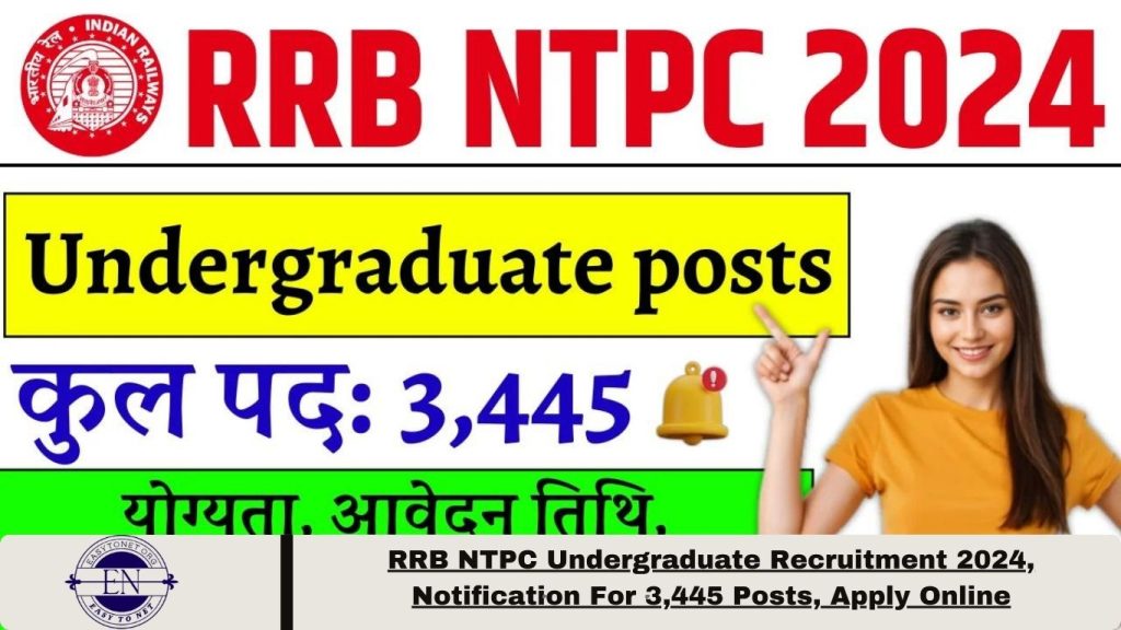 RRB NTPC Undergraduate Recruitment