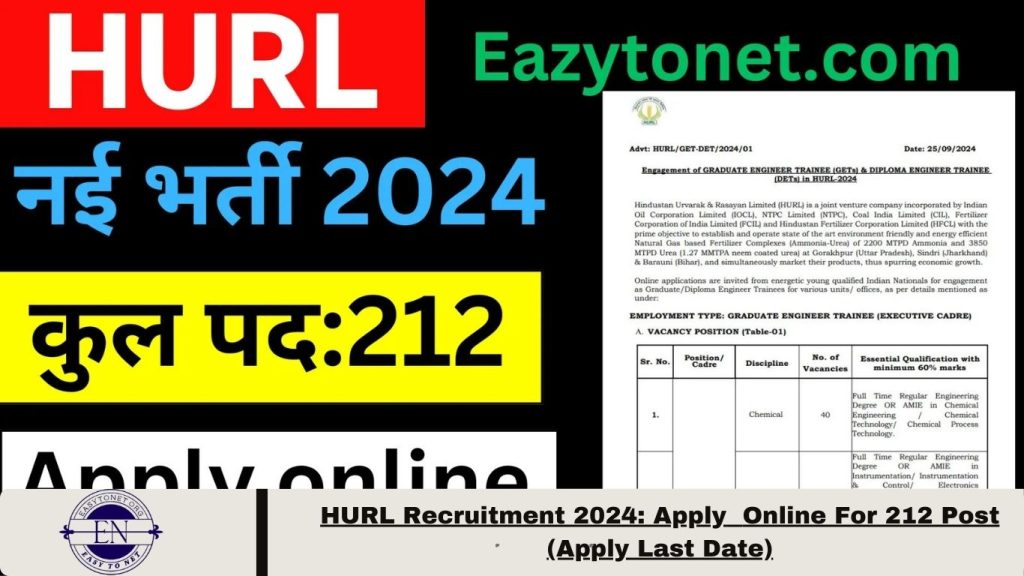 HURL Recruitment 2024