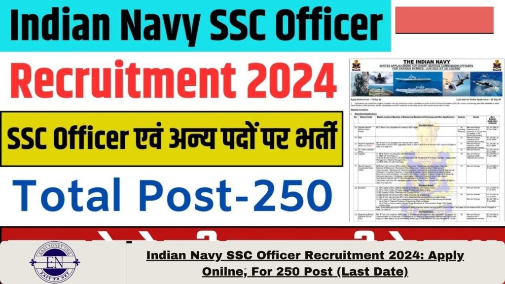 Indian Navy SSC Officer Recruitment 2024