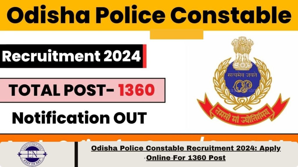 Odisha Police Constable Recruitment 2024