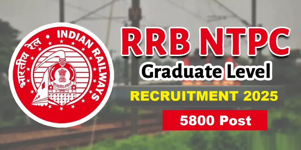 RRB NTPC Graduate Level Recruitment